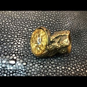 Authentic Vintage Yves Saint Laurent YSL Arty Ring
